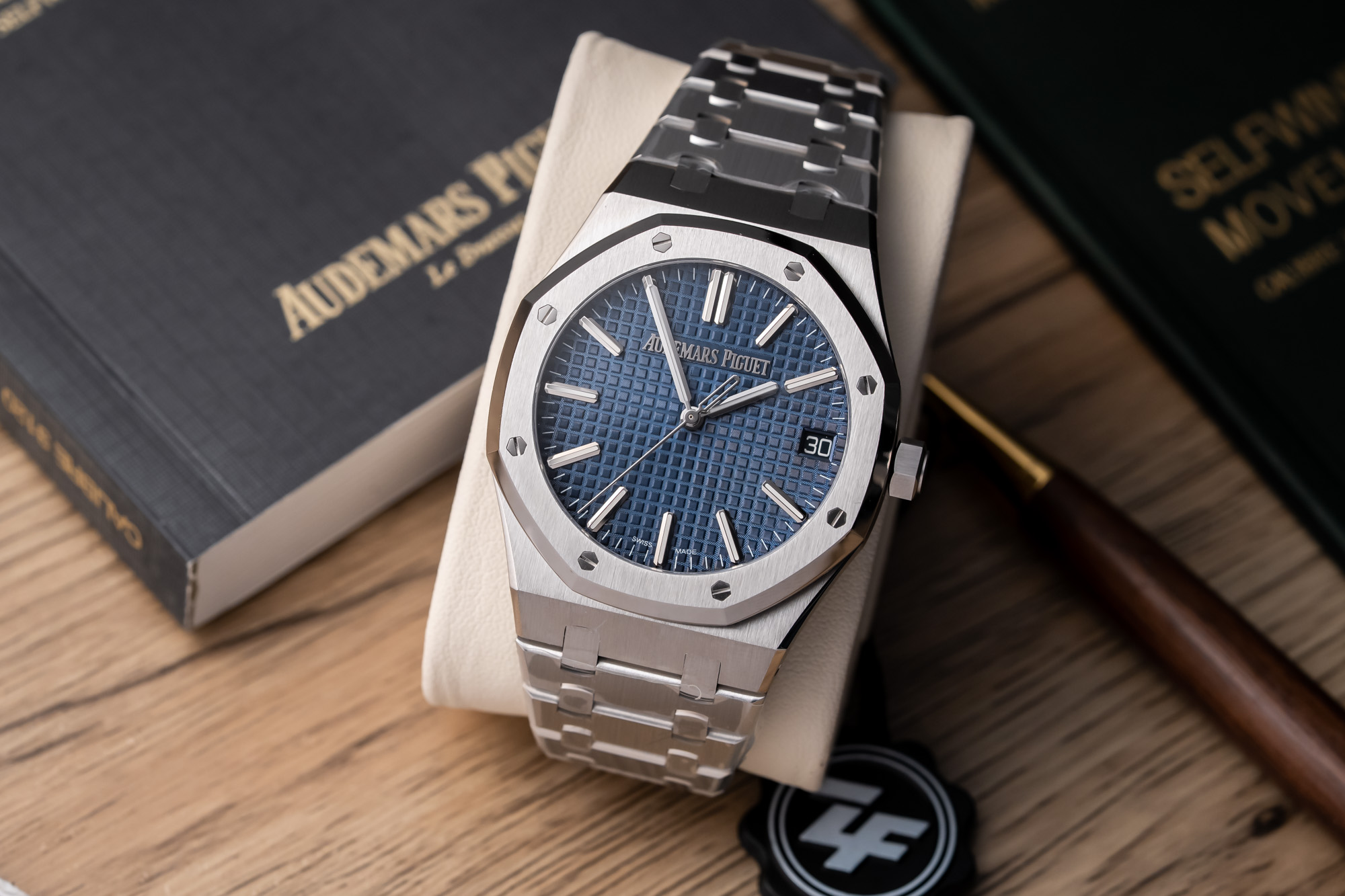 Audemars Piguet Royal Oak  15500ST 41MM Mặt Xanh Rep 1:1